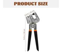 HOLIDYOYO Alicate de Perforación Profesional para Instalación de Quillas Diseño Ergonómico Antideslizante Herramienta de Engarce Metálico para Paneles de Sujeción Rápida Color Aleatorio