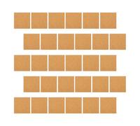 HOLIDYOYO Almohadillas Autoadhesivas de Corcho Cuadradas 100X100X1 MM 60 Unidades Protectores de Muebles y Posavasos para Manualidades Bricolaje y Decoración Hogar