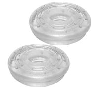 HOLIDYOYO Almohadillas Transparentes Antideslizantes para Extremos de Barra de Dominadas de Puerta Protector de Goma para Marco Accesorio para Entrenamiento Casa Par de 2 Unidades