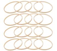 HOLIDYOYO Aro Floral De Bambú-12 Uds. Anillo De De Madera De 17Cm Atrapasueños Centro De Mesa De Comedor para Decoración De Mesa De Boda DIY Guirnaldas De Flores