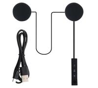 HOLIDYOYO Auriculares Inalámbricos con Micrófono para Casco de Motocicleta y Control de Comunicación, Diseño Ultradelgado y Compatible con Casco Integral y Semicerrado