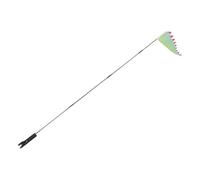 HOLIDYOYO Bandera de Seguridad para Bicicletas con Mástil de Dinosaurio, Bandera Triangular Reflectante para Manillar de Ciclismo, Accesorio de Seguridad para Patinete y Bicicleta