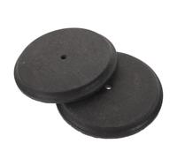 HOLIDYOYO Bloque Base Ponderado para Botes de Basura Redondo de Plástico Negro Rendimiento Antiviento y Prevención de Vuelco para Hogares y Oficinas