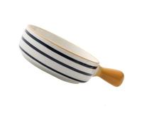 HOLIDYOYO Bol de Cerámica Multiusos con Mango para Ensaladas y Repostería Tazón Decorativo para Cocina Hogar y Restaurantes