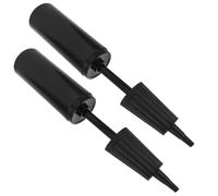 HOLIDYOYO Bomba de Aire Manual para Balones de Pilates y Ejercicio, Inflador Portátil Negro de Doble Acción, 2 Piezas para Entrenamiento y Juegos Deportivos