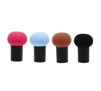 HOLIDYOYO Borla De Maquillaje Facial 4 Piezas Forma De Hongo Portátil Para Polvo Suelto Y Base Líquida Para Sensible Color Aleatorio