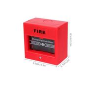 HOLIDYOYO Botón de Alarma contra Incendios Manual Restablecible Pulsador de Emergencia Seguro Compatible con Sistemas Tradicionales Interruptor de Alarma Fácil Uso para Respuesta Rápida