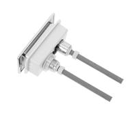 HOLIDYOYO Botón Pulsador Doble para Inodoro Rectangular Botón de Descarga para Tanque Wc Recambio Fácil Instalación para Reparación Hogar