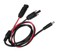 HOLIDYOYO Cable Convertidor para Panel Solar a Dc5525 Cable para Panel Fotovoltaico 5,5 Mm Compatible Ac36v para Cargador y Sistema de Energía Renovable