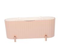 HOLIDYOYO Caja Caja De Almacenamiento De Huevos De Belleza Estera Pequeño Soplo Organizador Envases De Maquillaje Estuche De Almacenamiento De Cosméticos Estuche Cosmético PD Rosa