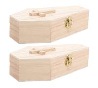 HOLIDYOYO Caja De Anillo De Ataúd Caja De Joyería De Ataúd De Madera Organizador De Joyas Gótico Soporte De Joyería En Forma De Ataúd Divertido Estuche De Viaje Para Decoración De Ceremonia