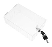 HOLIDYOYO Caja de Seguridad para Termostato Flujo de Aire Optimizado y Cerradura, Protector Transparente para Termostatos de Pared en Ambientes Residenciales y Laborales