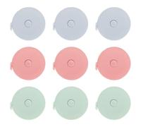 HOLIDYOYO Cinta Métrica Retráctil Multiusos 1.5 M 9 Piezas Pequeña Portátil Color Aleatorio Herramienta de Medición para Costura y Ropa
