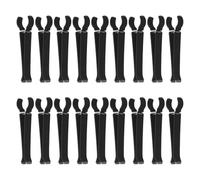 HOLIDYOYO Clips para Ambientador de Coche 30 Piezas Abrazaderas U Tipo Largas Negras para Rejilla de Ventilación Accesorios para Difusor de Aire Acondicionado Compatibles Salidas de Aire