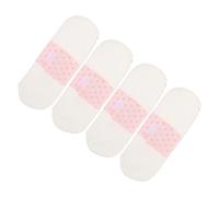 HOLIDYOYO Compresas Menstruales Reutilizables de Algodón 21 CM Diarios Lavables para Embarazo y Posparto 4 Unidades Suaves Transpirables Prueba de Fugas