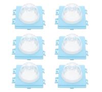 HOLIDYOYO Conector de Enlace Modular para Túneles de Jaula de Hámster Kit de 6 Piezas en Color Azul Conector Externo para Expansión de Tubos Accesorio para Jaulas de Mascotas Pequeñas