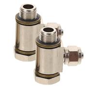 HOLIDYOYO Conector de Tubo de Aire para Desmontadora de Neumáticos 2 Unidades, Tornillos Metálicos Resistentes de Alta Presión para Talleres, Accesorios y Repuestos Compatibles para