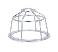 HOLIDYOYO Cubierta Protectora de Alarma contra Incendios Metálica de Malla Reforzada para Sensores de Techo, Diámetro Interior 75 Mm, Resistente al Fuego y Montaje Empotrado para Seguridad