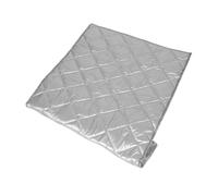 HOLIDYOYO Cubierta Protectora para Refrigerador, Protector de Congelador, Aluminio, Tela Oxford y Imanes, Plata, para Congelador y Vitrina Expositora, Uso Comercial y Hogar