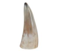 HOLIDYOYO Cuerno De Buey Natural Para Beber | Copa Vikinga Antiguo De 13-15 Cm | DecoracióN ÚNica Para Hogar Y Bar | Regalo Original Para Amantes De La Cultura Vikinga