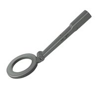 HOLIDYOYO Detector de Metales de Seguridad, Detector de Metales Manual, Plástico Negro, Simple, Ajuste Automático del Rango de Detección, para Metro y Aeropuerto