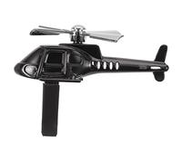 HOLIDYOYO Difusor Ambientador para Coche Forma de Helicóptero Negro en Aleación Mantiene el Aire Fresco y Mejora la Calidad del Aire en Salidas del Coche para Conducción
