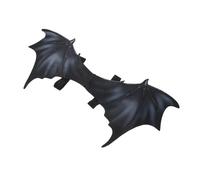 HOLIDYOYO Disfraz de Alas de Murciélago para Perro, Talla Mediana, Tela Negra, Disfraz de Fiesta para Mascotas, Accesorio para Halloween y Cosplay, 1 Pieza