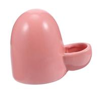 HOLIDYOYO Dispensador de Agua para Hámsters Cerámico Mini Bebedero Silencioso y Seguro para Pequeños Roedores y Mascotas para Jaulas y Terrarios Color Rosa