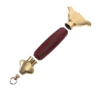 HOLIDYOYO Empuñadura de Espada de Madera Roja para Taichí y Artes Marciales Mango Ergonómico Reemplazable Tornillo de Cobre Accesorio de Entrenamiento para Espada de Utilería y Cosplay