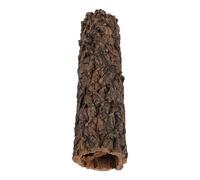 HOLIDYOYO Escondite para Reptiles Casa Refugio Natural de Tronco Hueco 7,5 Cm Diámetro X 30 Cm Altura Cueva para Geckos Lagartos Tortugas Decoración Terrario Selva Tropical