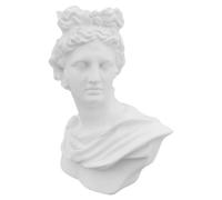 HOLIDYOYO Escultura de Busto de Resina Color Claro del Personaje Solar la Mitología Griega para Adorno de Escritorio en Casa Diseño Artístico y Elegante