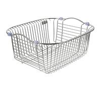 HOLIDYOYO Escurridor De Fregadero De Acero Inoxidable Cesta De Drenaje Para Cocina Colador De Fregadero Para Secar Platos Verduras y Frutas Accesorio De Cocina