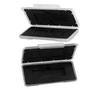 HOLIDYOYO Estuche Rígido para Disco Duro M2 Caja de Almacenamiento para 2 SSD Nvme Protección y Antivibración Material PP Gris y Diseño Compacto para Transporte Seguro