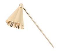 HOLIDYOYO Extintor De Velas Extintores Apagado Apagavelas Recortadora Apagallamas Flame Snuffer Extintor De Extintor De Tipo Candelabro Apaga Velas Dorado Acero Inoxidable
