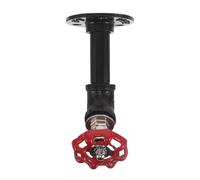 HOLIDYOYO Gancho de Pared para Colgar de Hierro Estilo Industrial Vintage, Soporte Rústico para Toallas y Abrigos Instalación Que Ahorra Espacio en Dormitorio y Cocina