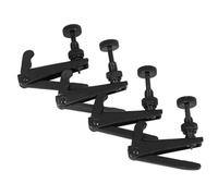 HOLIDYOYO Gancho para cuerda de violín y afinador fino negro, 4 piezas de latón para violines 3/4-4/4, herramientas para ajuste de cuerdas para violinistas
