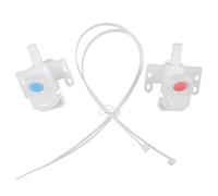 HOLIDYOYO Grifo para Dispensador de Bebidas de Plástico Accesorio de Repuesto Botón Pulsador Rojo y Azul Compatible Enfriadores y Purificadores de Agua Adecuado para Uso Diario