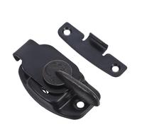 HOLIDYOYO Hebillas de Mesa de Comedor de Hierro Negro con Tornillos 3.5x16, Accesorios de Hardware para Muebles, Pestillo Seguro para Conexión Estable de Tablero Grande, Kit Resistente