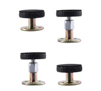 HOLIDYOYO Herramienta Antivibraciones Ajustable para Cama Soporte Fijo para Marco y Cabecero Patas Regulables con Base Antideslizante de Unidades Estabilizador Práctico para Muebles