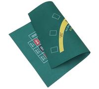 HOLIDYOYO Juego De Póquer Mantel Jugando A Las Cartas Estera para Mesa Mesas De Dados Estera De Dados Fichas De Póquer Mesa De Póquer Topper Velocidad Tela para Mesas De Póquer Black Jack