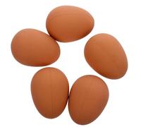 HOLIDYOYO Juguetes para Perros 5 Piezas Pelota Que Rebota Forma de Huevo de Goma Resistente Mordedor Interactivo para Jugar y Compañía