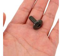 HOLIDYOYO Kit de 100 Tornillos para Matrícula Antirrobo Aplicables Pernos Plateados Resistentes Intemperie para Coche Camión y Motocicleta Herrajes Seguros para Fijación Estable