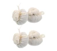 HOLIDYOYO Kit de 4 Cabezales de Bola de Masaje Herbal Tailandesa DIY Bolas de Moxa para Masaje Accesorio Natural para Alivio Muscular Uso Portátil para Relajación en Casa y Viajes