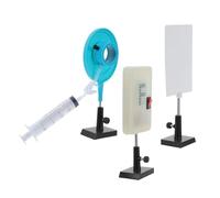 HOLIDYOYO Kit de Enseñanza Óptica Física con Lente de Agua Zoom Ajustable Soporte Incluido Equipo para Experimentos Científicos y Demostraciones de Refracción Conjunto Educativo para