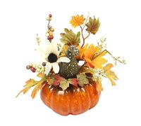HOLIDYOYO Lugar De Mesa De Hoja De Arce De Calabaza Mini Otoño Caer Cosecha Decoración Fiesta Iluminado Adorno De Calabaza De Halloween Accesorio De Halloween Orange Espuma