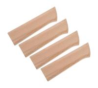 HOLIDYOYO Mango de Cuchillo de Cocina de Madera Empuñadura Artesanal Rústica 4 Piezas Fácil Instalación para Sashimi y Chef para Bricolaje en Cocina