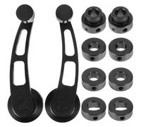 HOLIDYOYO Manivela De Ventana De Coche De Aleación De Aluminio 4.72 Pulgadas Juego De 2 Piezas Reemplazo Para Vehículos Clásicos Fácil Instalación Manija De Elevalunas Manual Interior Automóvil