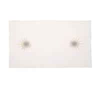 HOLIDYOYO Mantel de Lino para Altar - Purificador de Lino para Liturgia de Comunión con Patrón de Bordado Central - Corporal Sacramental para Misas, Bodas Y Eventos Especiales de La Iglesia