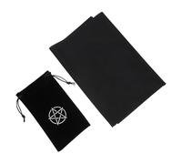 HOLIDYOYO Mantel de Tarot Pentáculo Bolsa Cordón para Cartas de Tarot Conjunto de Almacenamiento para Principiantes