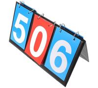 HOLIDYOYO Marcador Multifuncional de Mesa para Baloncesto y Tenis de Mesa, Marcador Manual de 3 Dígitos (2 Azules, 1 Rojo), Portátil, para Deportes y Actividades al Aire Libre, Accesorios